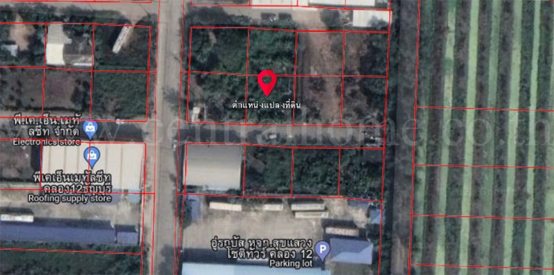 ที่ดินถมแล้วคลอง 13 ธัญบุรี 