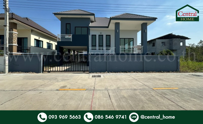 บ้านเดี่ยว ซอยเทพประทาน 1 บางกรวย - ไทรน้อย บ้านใหม่มือหนึ่ง ราคาถูก