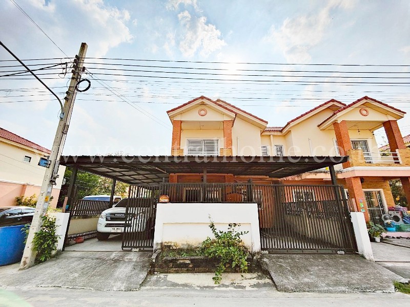 บ้านแฝด หมู่บ้าน สิวารัตน์ 9 บางบัวทอง - ไทรน้อย หลังมุม