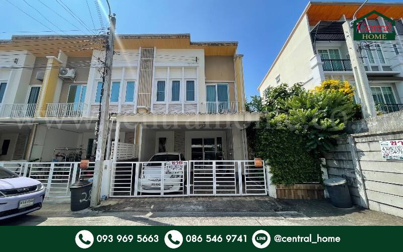 ทาวน์เฮ้าส์ โกลเด้น ทาวน์ ปิ่นเกล้า - จรัญสนิทวงศ์ หลังริม พร้อมเข้าอยู่