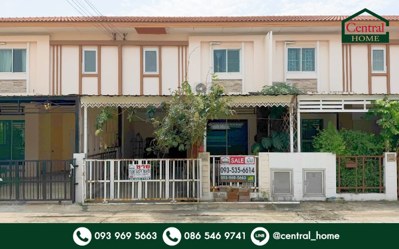 ทาวน์โฮม ไอลีฟ ทาวน์ พระราม 2 กม.14 ต่อเติมครบ สภาพดี พร้อมอยู่