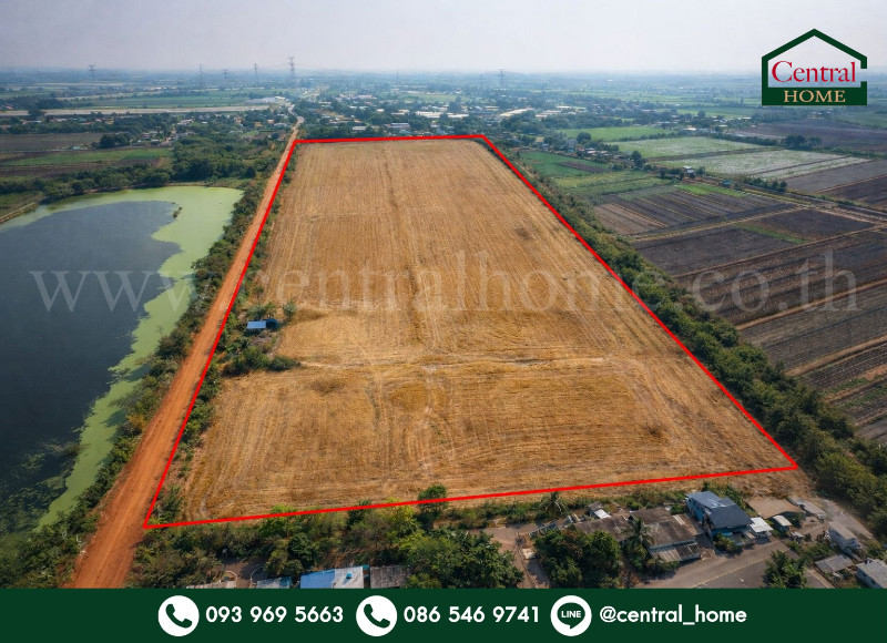 ที่ดิน 34-1-44 ไร่ ไทรน้อย นนทบุรี ทำเลดี ราคาถูกมาก