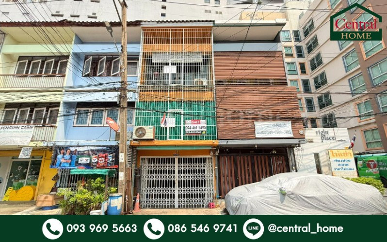 ตึกแถว อาคารพาณิชย์ 3 ชั้น ซอยสาธุประดิษฐ์ 31 ถนนพระราม 3 ใกล้เซ็นทรัลพระราม 3