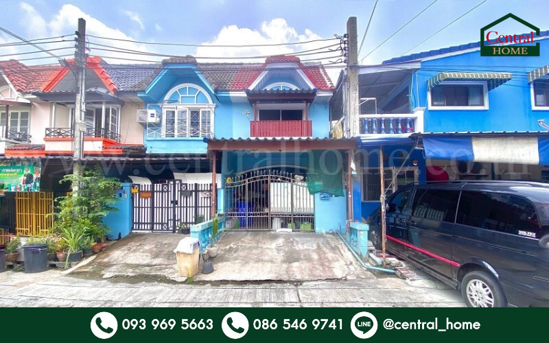 ทาวน์เฮ้าส์ บ้านมนวดี บางบัวทอง สภาพดี พร้อมอยู่ ราคาถูก